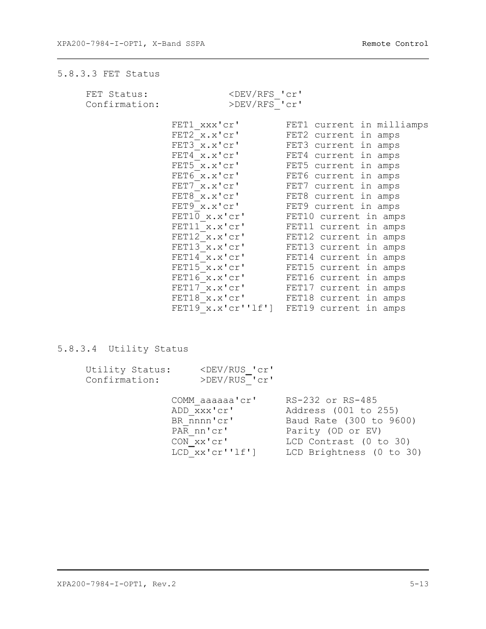 Comtech EF Data XPA-200 User Manual | Page 65 / 96