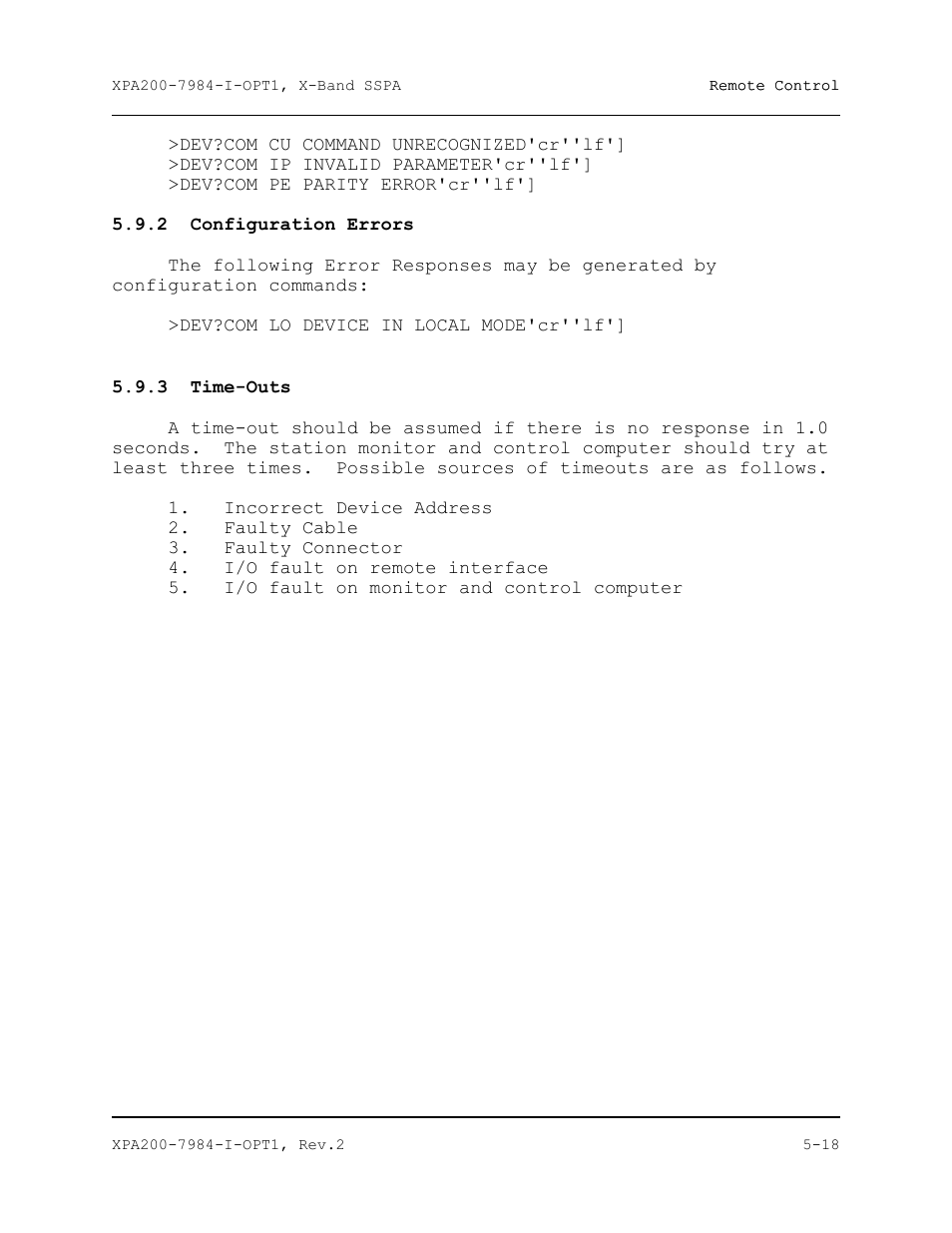 Comtech EF Data XPA-200 User Manual | Page 70 / 96