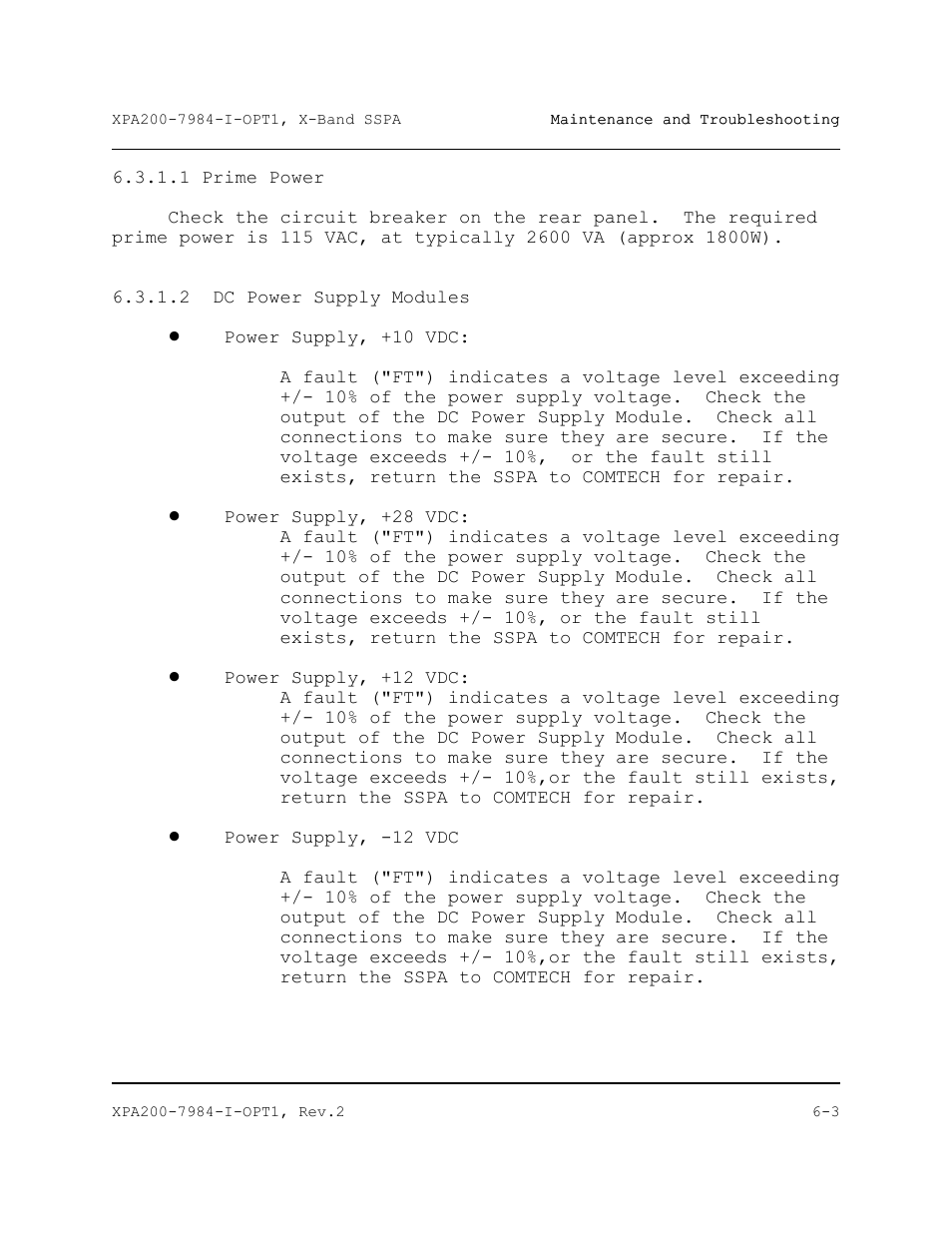 Comtech EF Data XPA-200 User Manual | Page 75 / 96