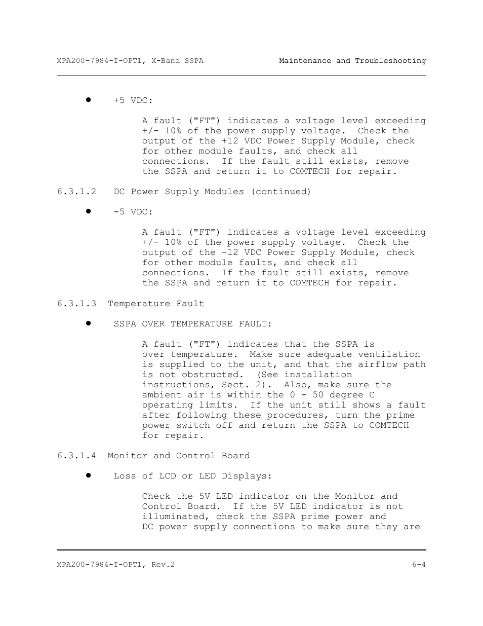 Comtech EF Data XPA-200 User Manual | Page 76 / 96