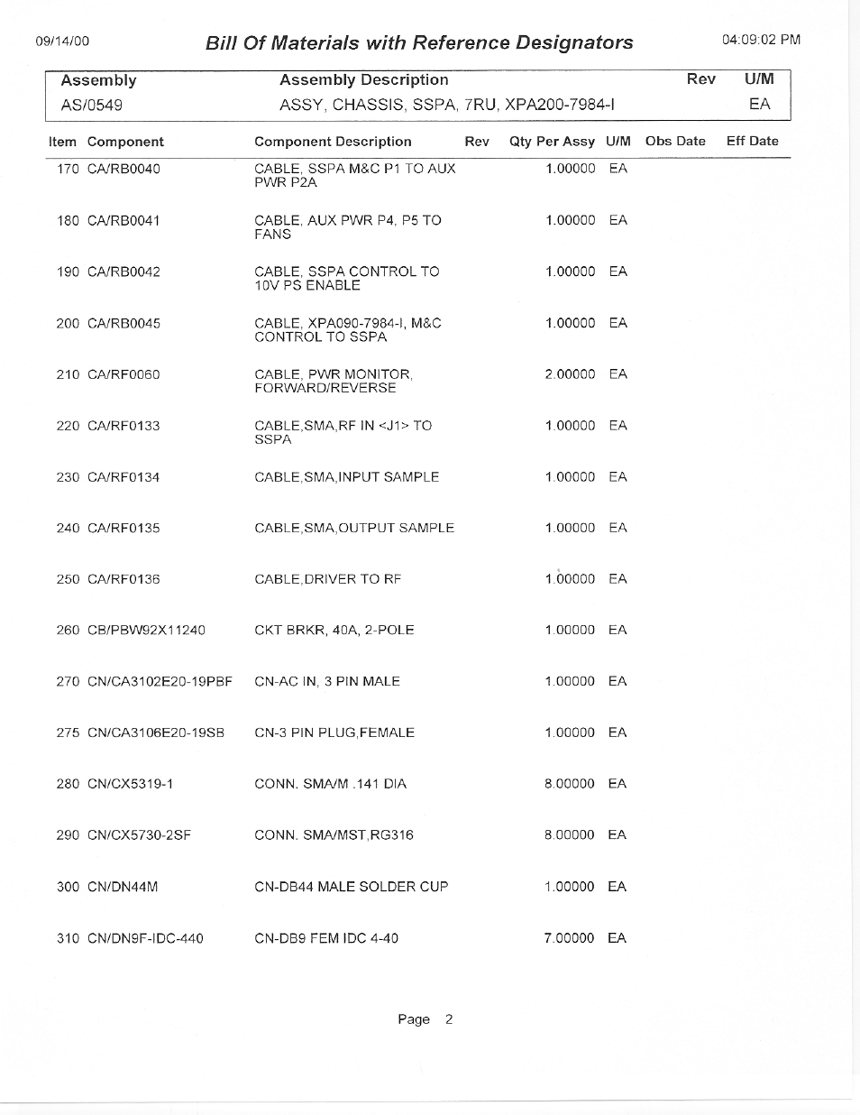 Comtech EF Data XPA-200 User Manual | Page 89 / 96