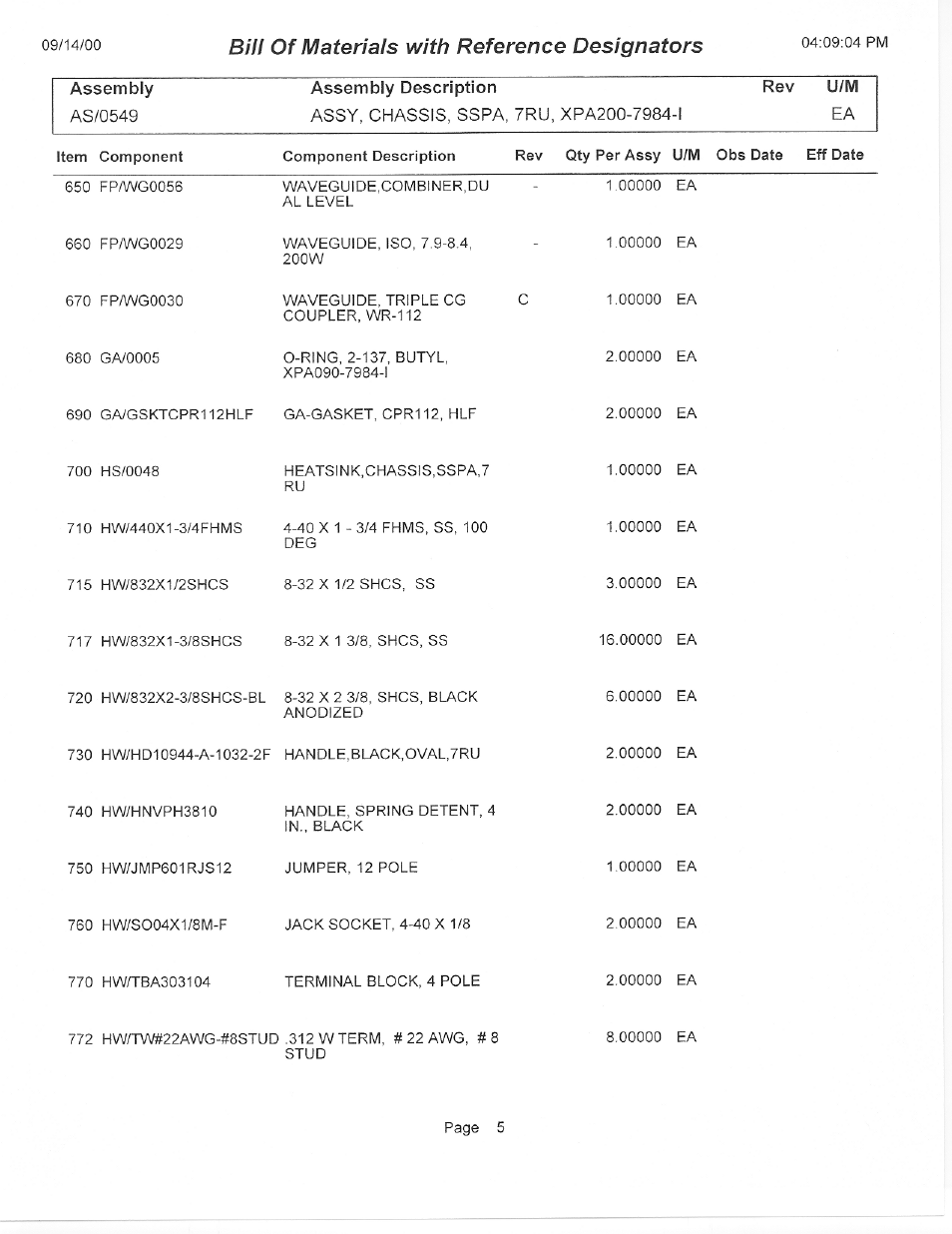 Comtech EF Data XPA-200 User Manual | Page 92 / 96