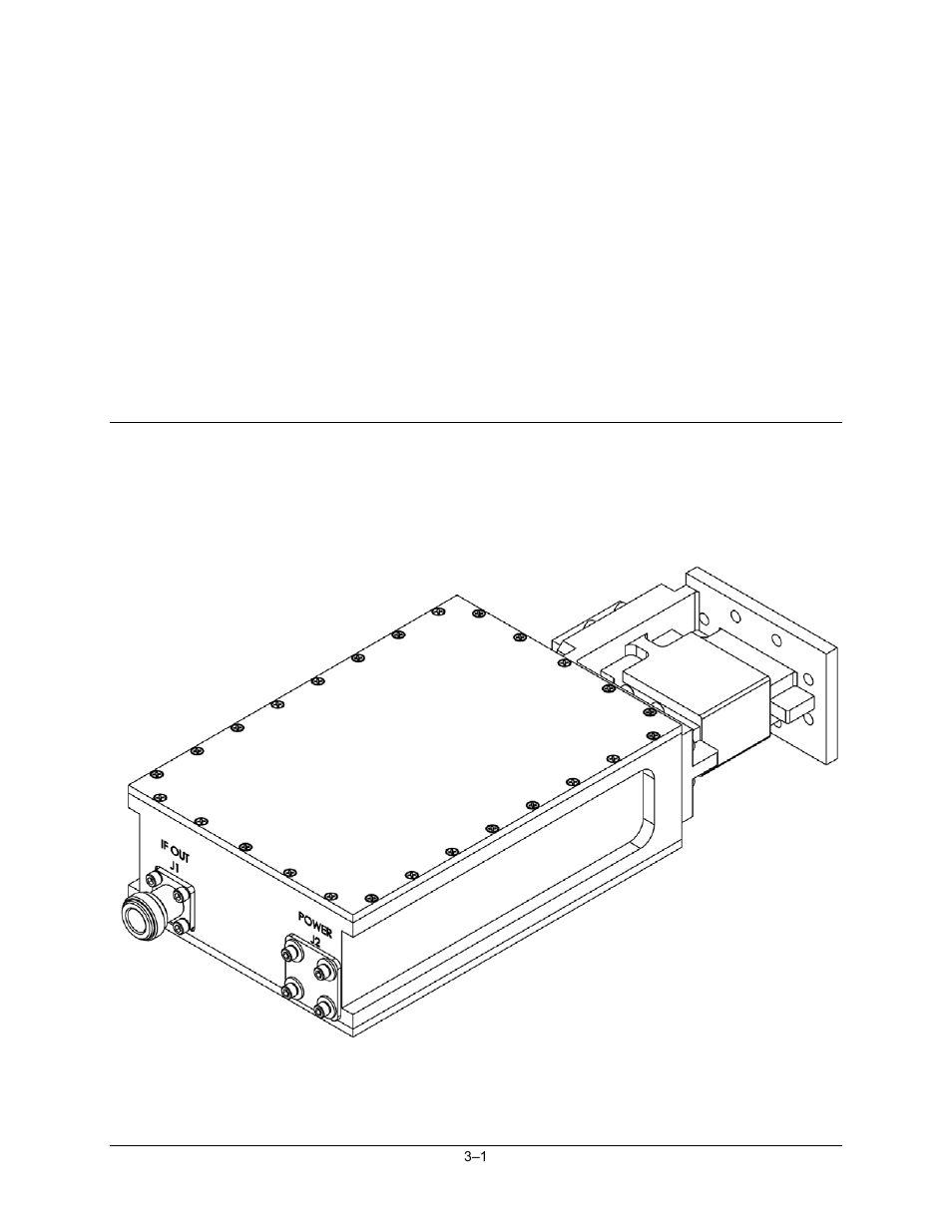 Ch03_physical_description, Chapter 3. physical descriptions, 1 dimensional envelope | 1 x-band lnb dimensions | Comtech EF Data LNB User Manual | Page 17 / 26
