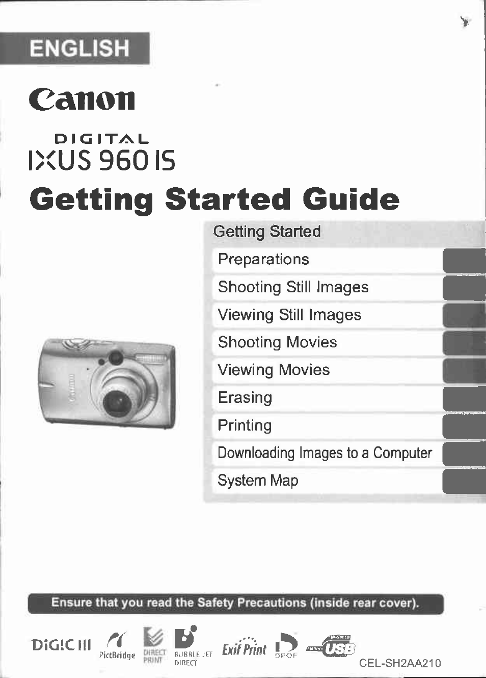 Canon IXUS 960 IS User Manual | 36 pages