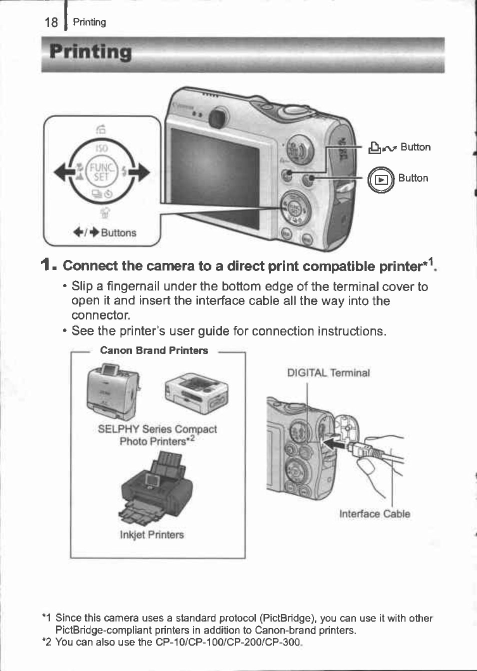 Printing | Canon IXUS 960 IS User Manual | Page 20 / 36