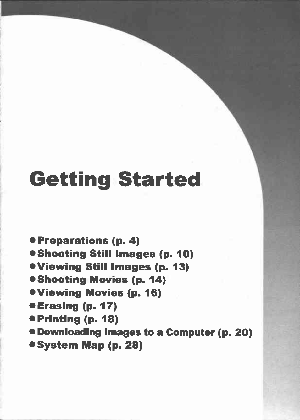Getting started | Canon IXUS 960 IS User Manual | Page 5 / 36