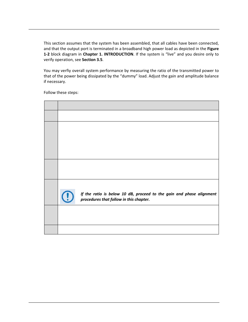 3 initial system setup and verification | Comtech EF Data PCB-4000 User Manual | Page 33 / 88