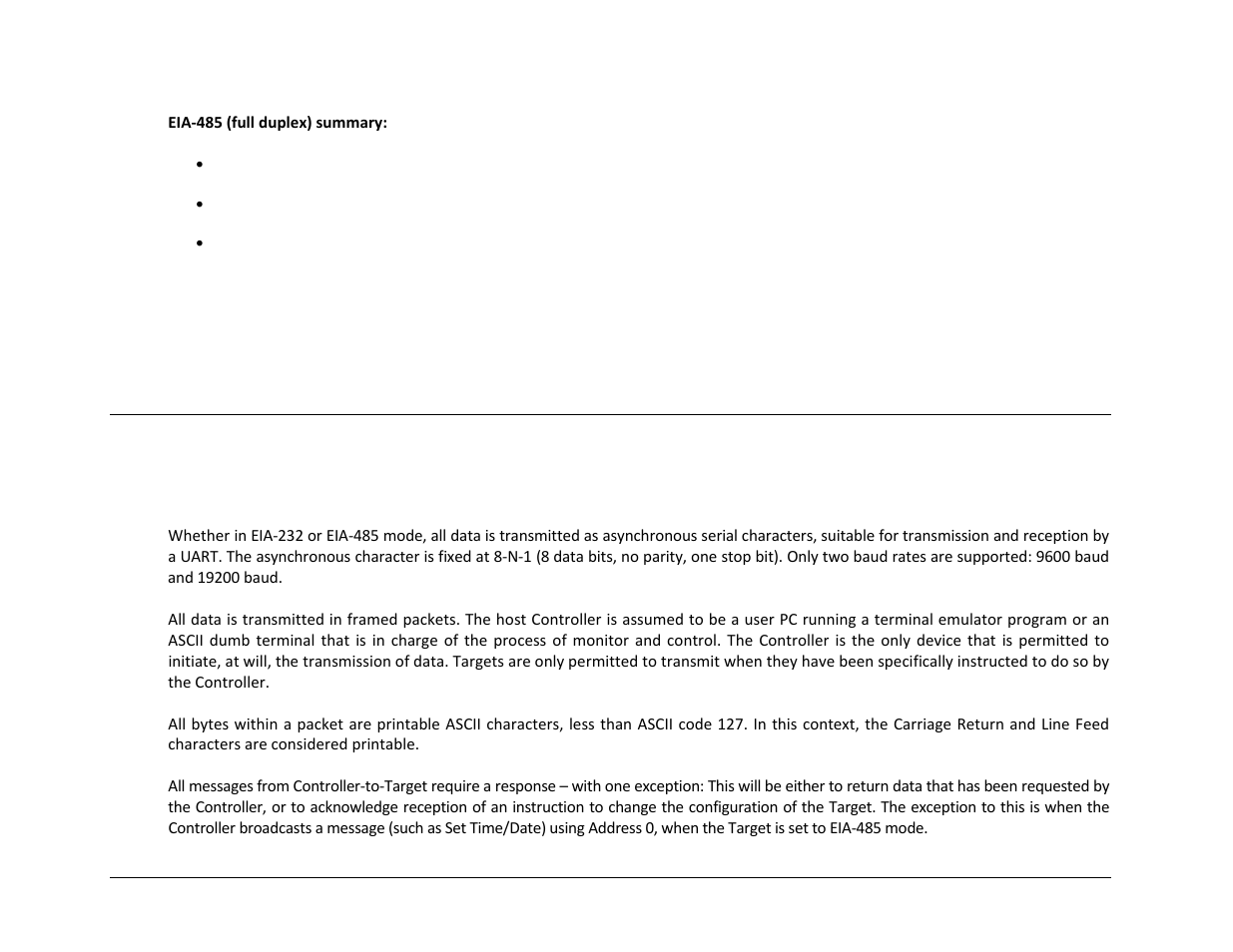 2 eia-232, 2 remote commands and queries overview, 1 basic protocol | Comtech EF Data PCB-4000 User Manual | Page 50 / 88