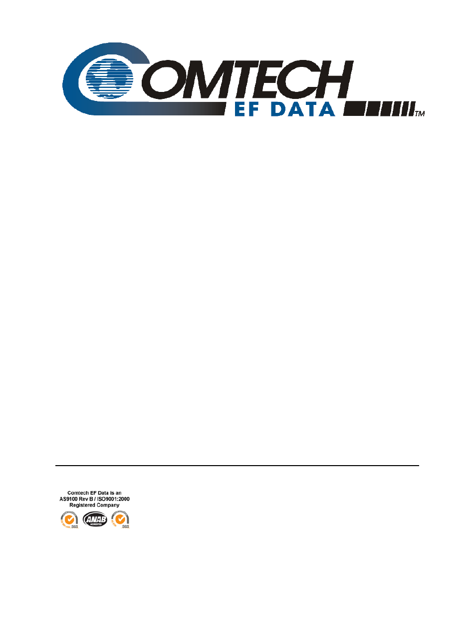 Comtech EF Data PCB-4300 User Manual | 92 pages