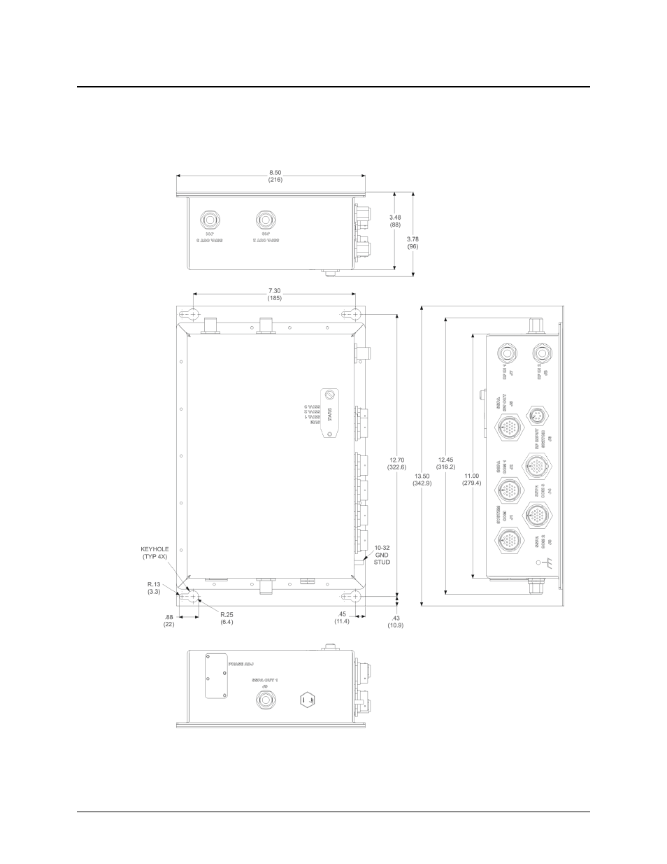 4 dimensional envelope | Comtech EF Data PCB-4300 User Manual | Page 21 / 92