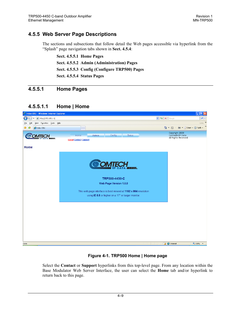 Comtech EF Data TRP500 User Manual | Page 45 / 100