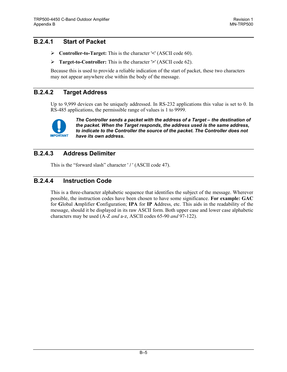 B.1.4 faults | Comtech EF Data TRP500 User Manual | Page 71 / 100