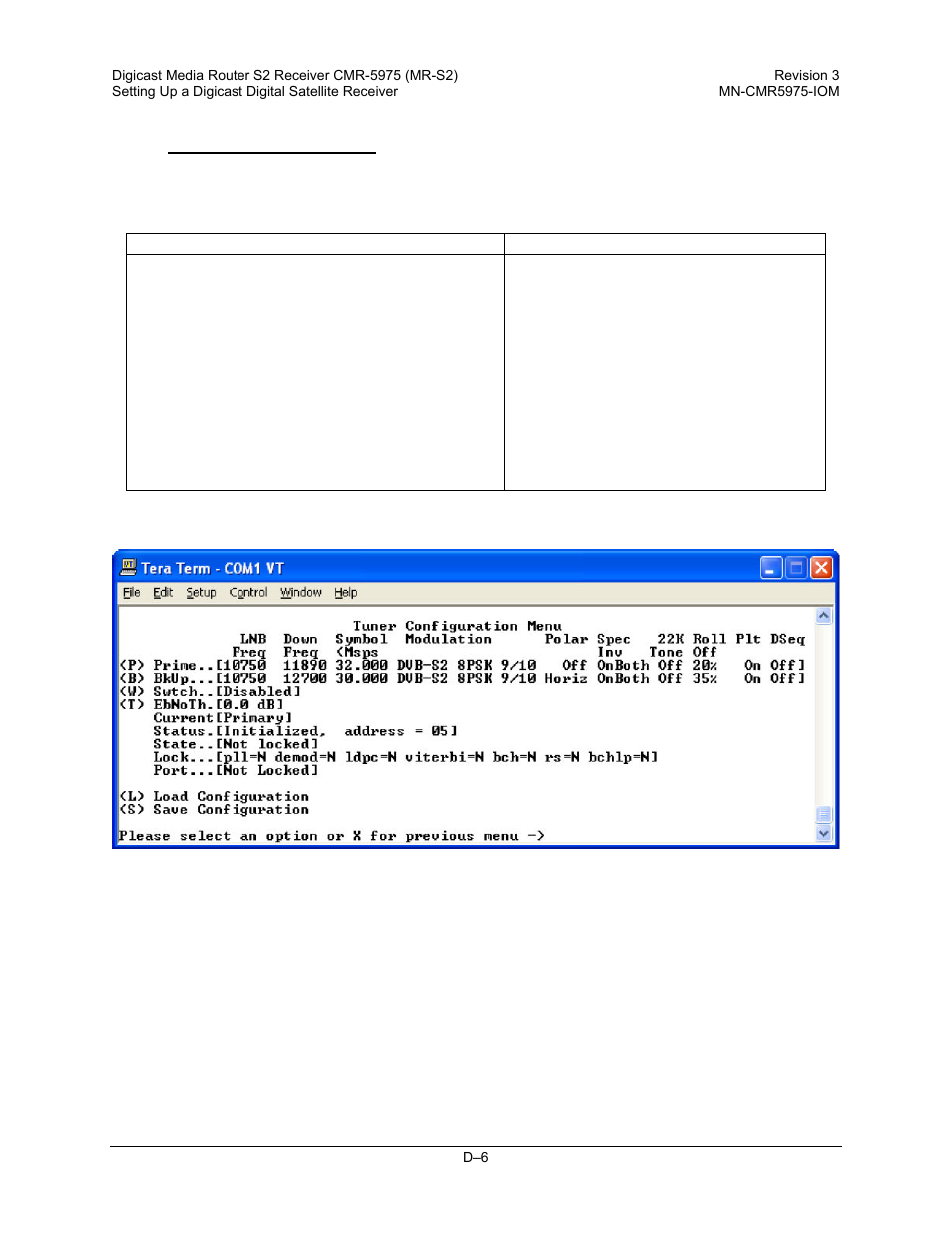 Comtech EF Data CMR-5975 Manual User Manual | Page 104 / 122
