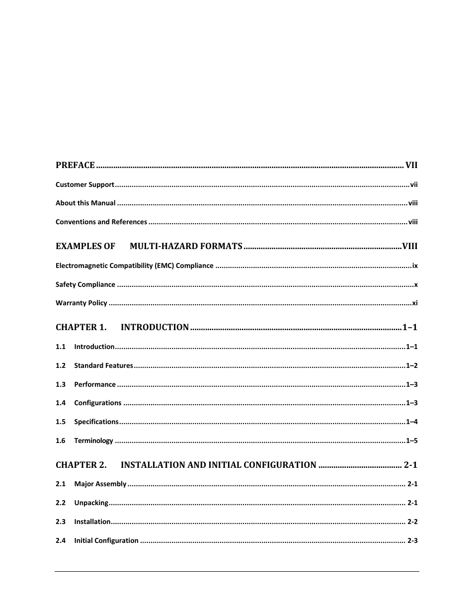 Comtech EF Data CMR-5975 Manual User Manual | Page 5 / 122
