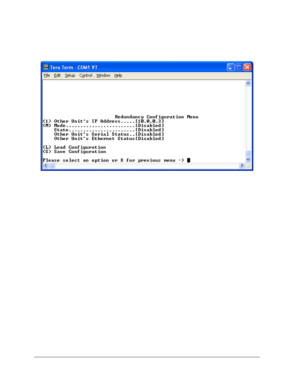 3 redundancy menu | Comtech EF Data CMR-5975 Manual User Manual | Page 56 / 122
