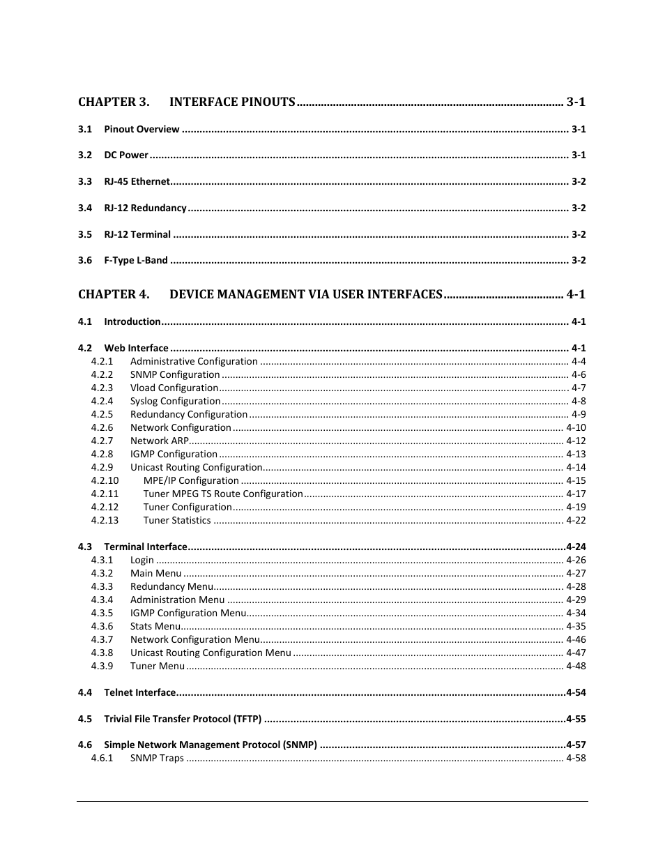 Comtech EF Data CMR-5975 Manual User Manual | Page 6 / 122