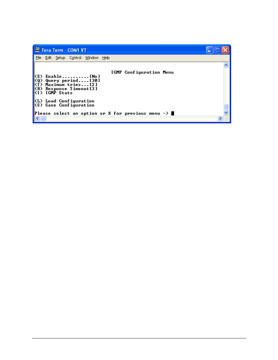 5 igmp configuration menu | Comtech EF Data CMR-5975 Manual User Manual | Page 62 / 122