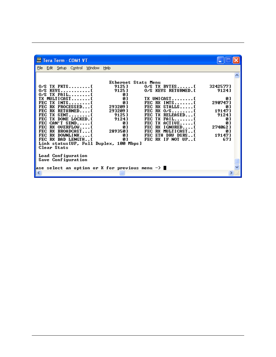 2 ethernet stats menus | Comtech EF Data CMR-5975 Manual User Manual | Page 66 / 122