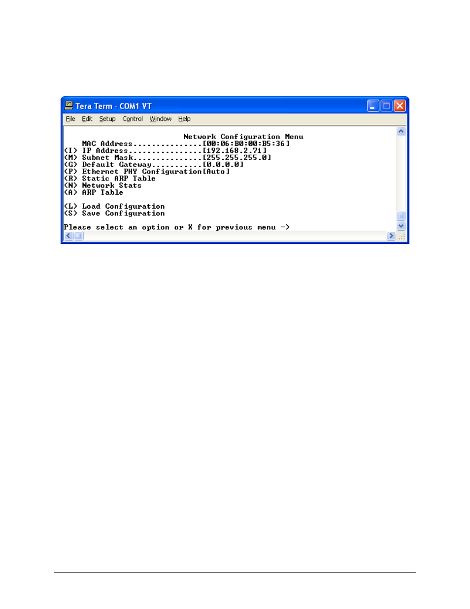 7 network configuration menu | Comtech EF Data CMR-5975 Manual User Manual | Page 74 / 122