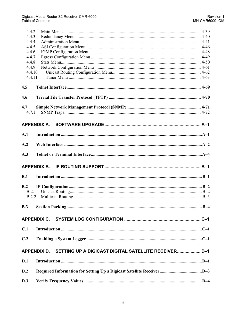 Comtech EF Data CMR-6000 Manual User Manual | Page 11 / 138