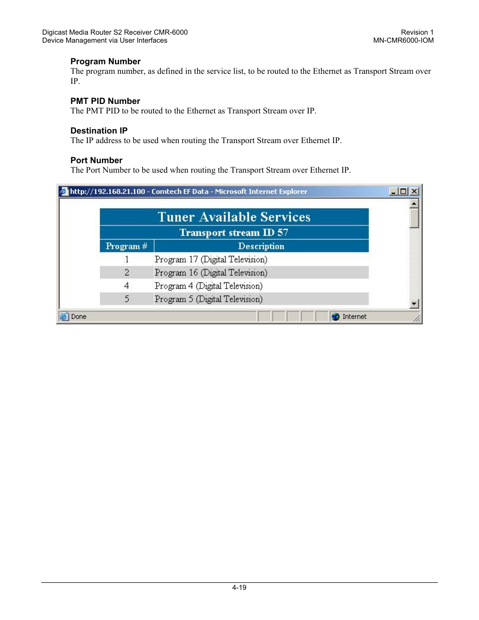 Comtech EF Data CMR-6000 Manual User Manual | Page 49 / 138