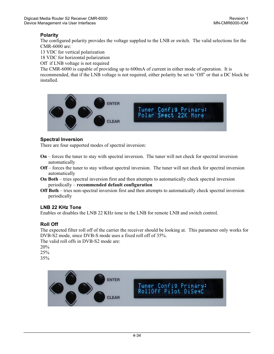 Comtech EF Data CMR-6000 Manual User Manual | Page 64 / 138