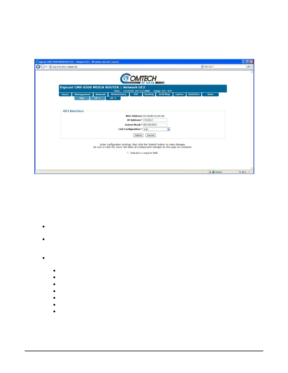 Comtech EF Data CMR-8500 Manual User Manual | Page 51 / 98