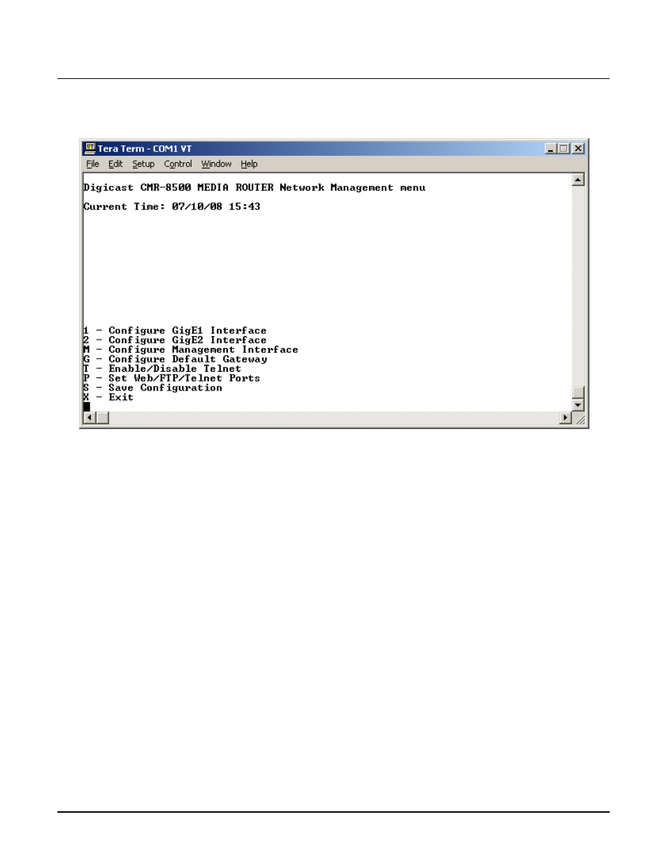 5 configuration: configure network | Comtech EF Data CMR-8500 Manual User Manual | Page 67 / 98