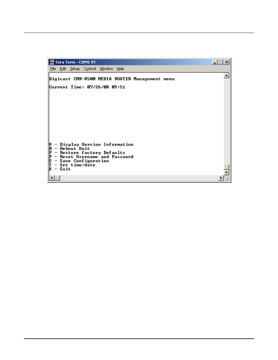 7 management menu | Comtech EF Data CMR-8500 Manual User Manual | Page 69 / 98