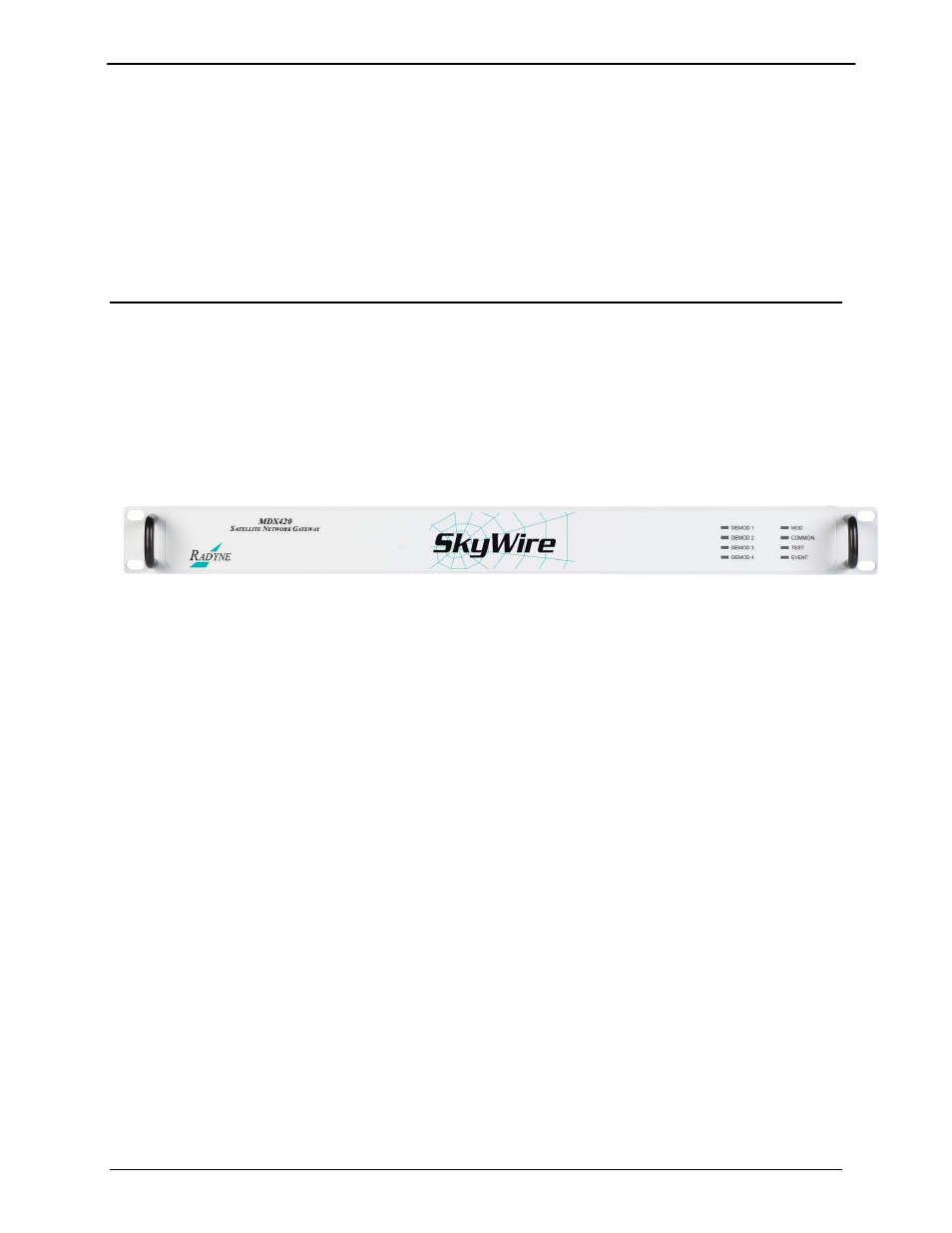 Ch01_intro, Chapter 1. introduction | Comtech EF Data MDX420 SkyWire Manual User Manual | Page 17 / 122