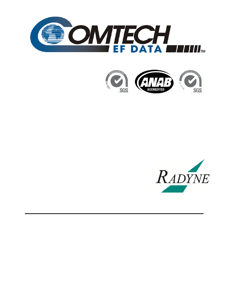 Comtech EF Data MDX420 SkyWire Manual User Manual | Page 3 / 122