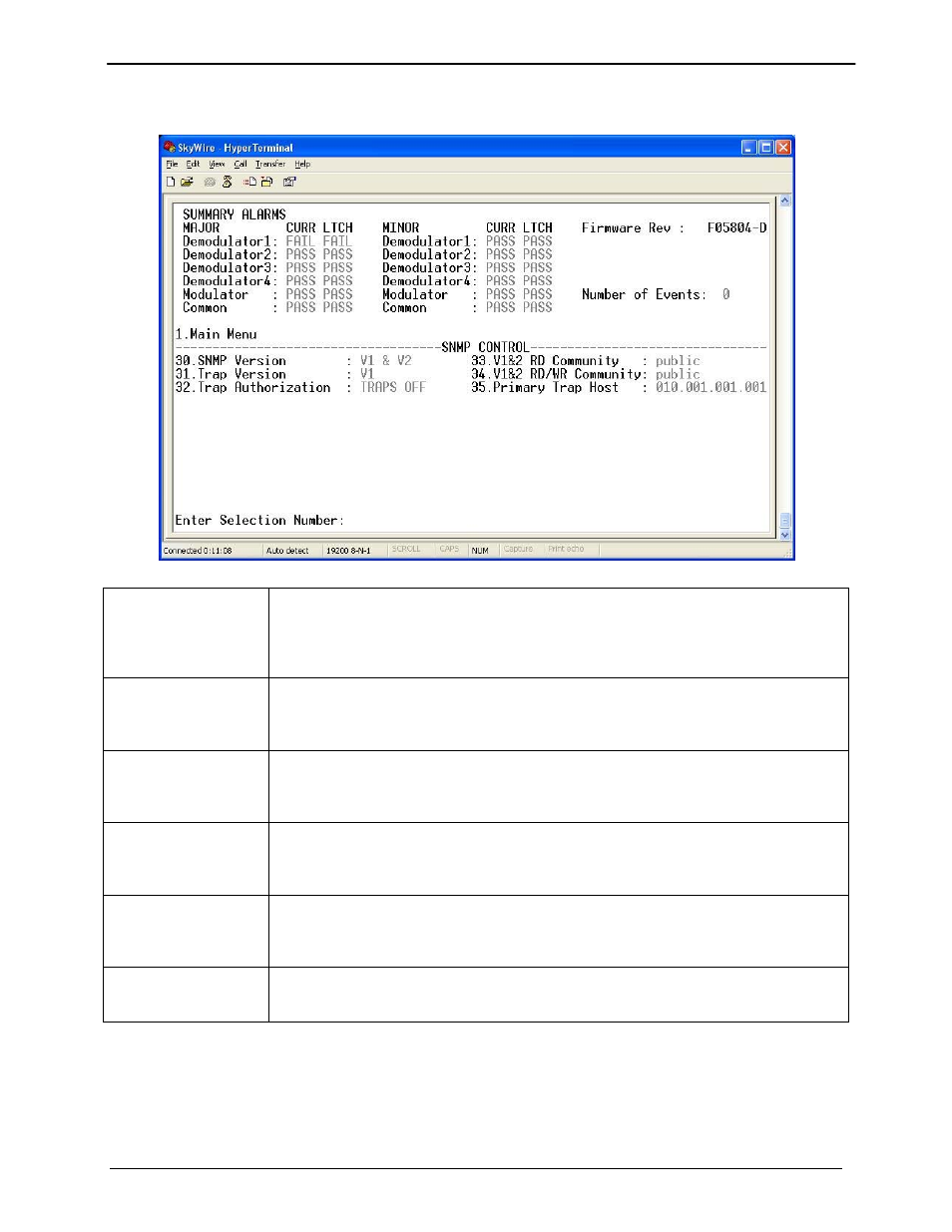 9 snmp v1 & v2 controls | Comtech EF Data MDX420 SkyWire Manual User Manual | Page 52 / 122
