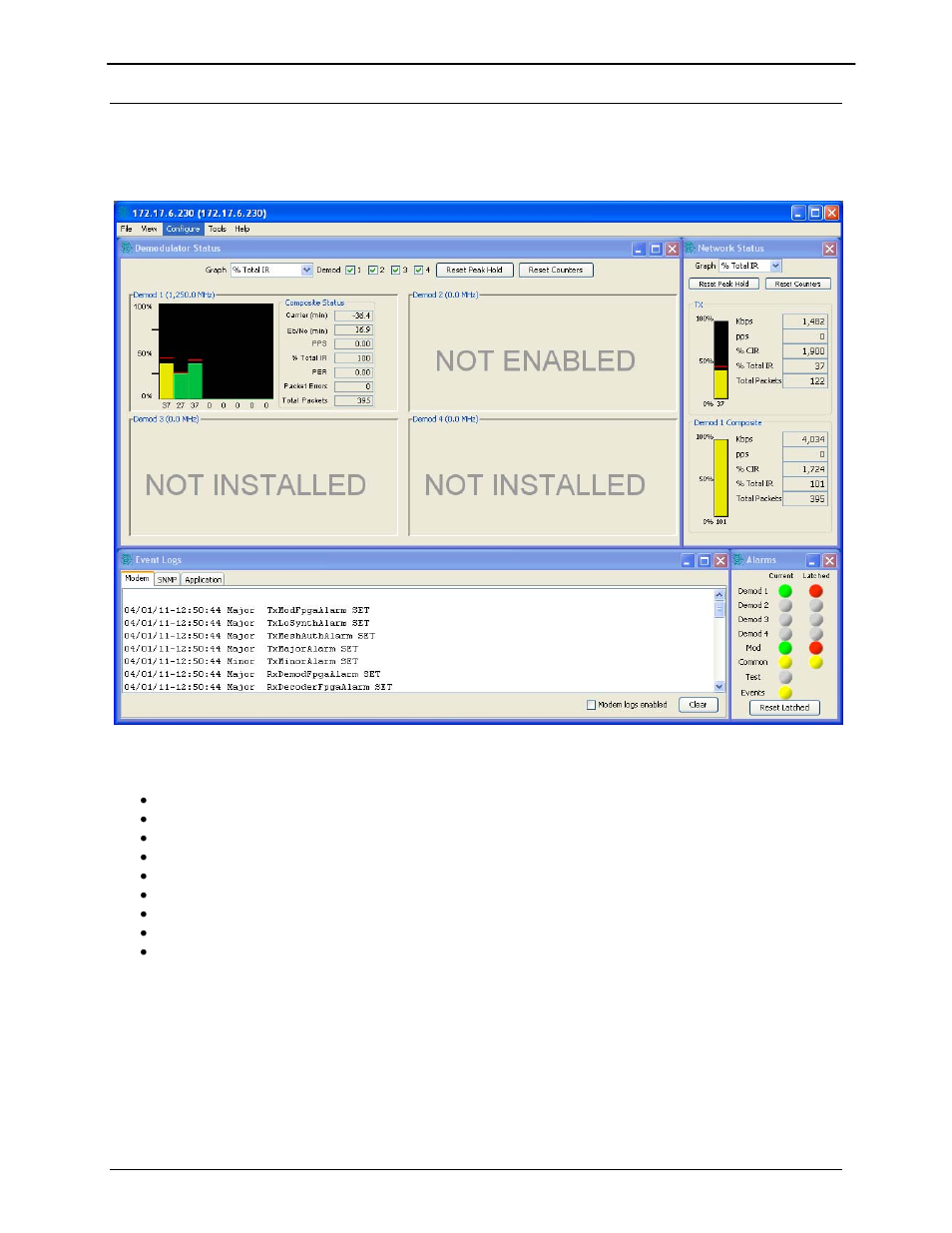 4 skywire controller configure tab | Comtech EF Data MDX420 SkyWire Manual User Manual | Page 63 / 122