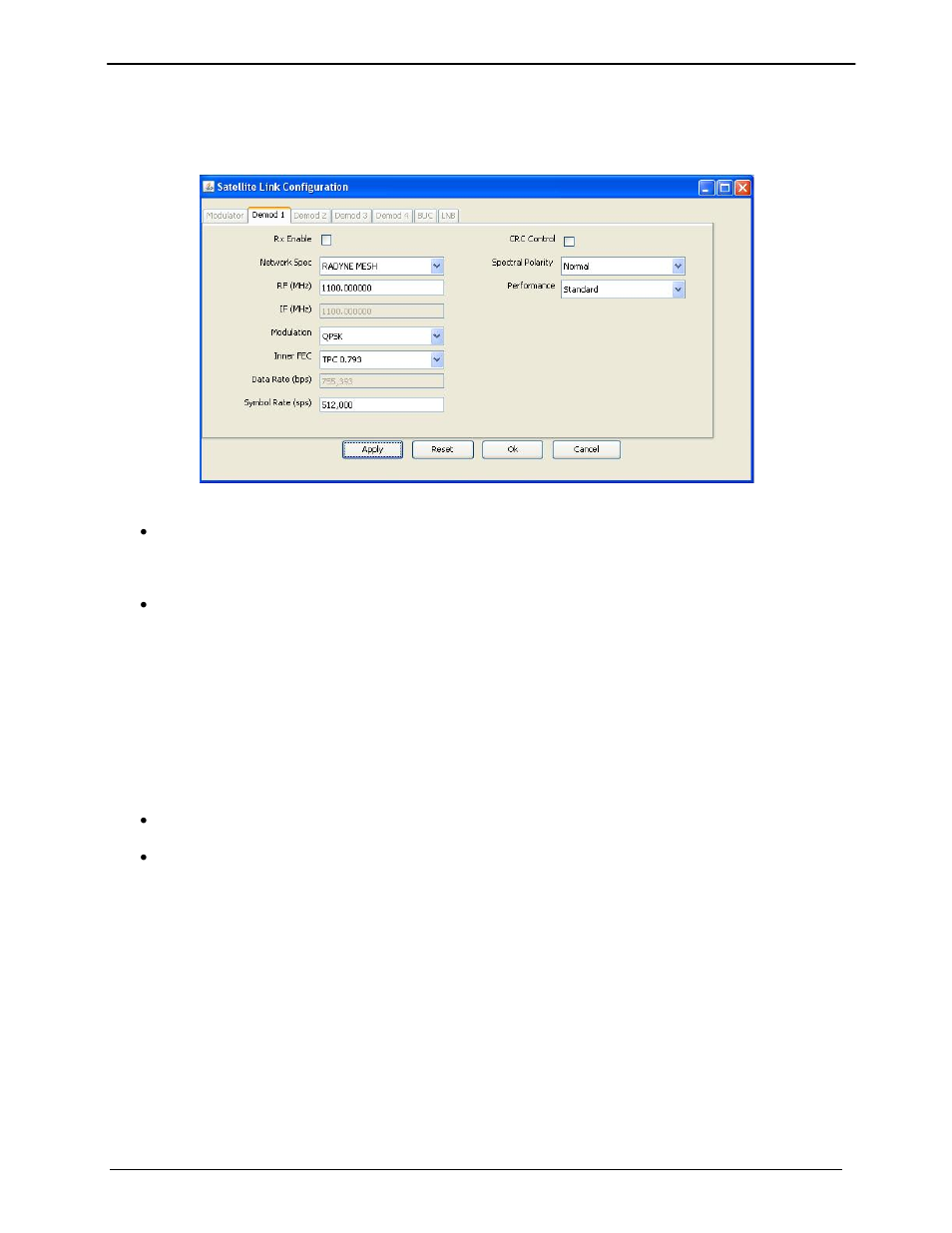 3 buc and lnb configuration | Comtech EF Data MDX420 SkyWire Manual User Manual | Page 66 / 122