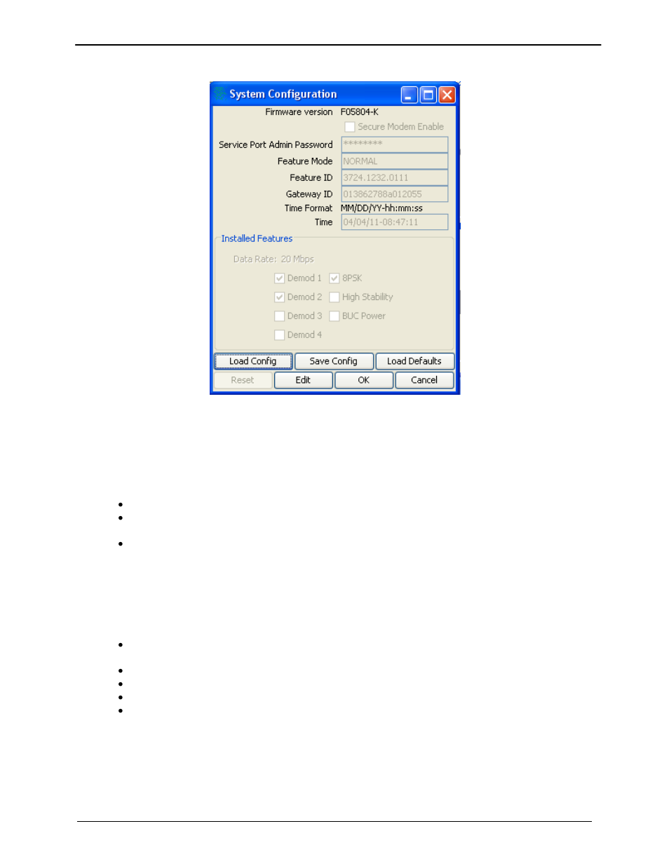 5 configure system configuration | Comtech EF Data MDX420 SkyWire Manual User Manual | Page 76 / 122