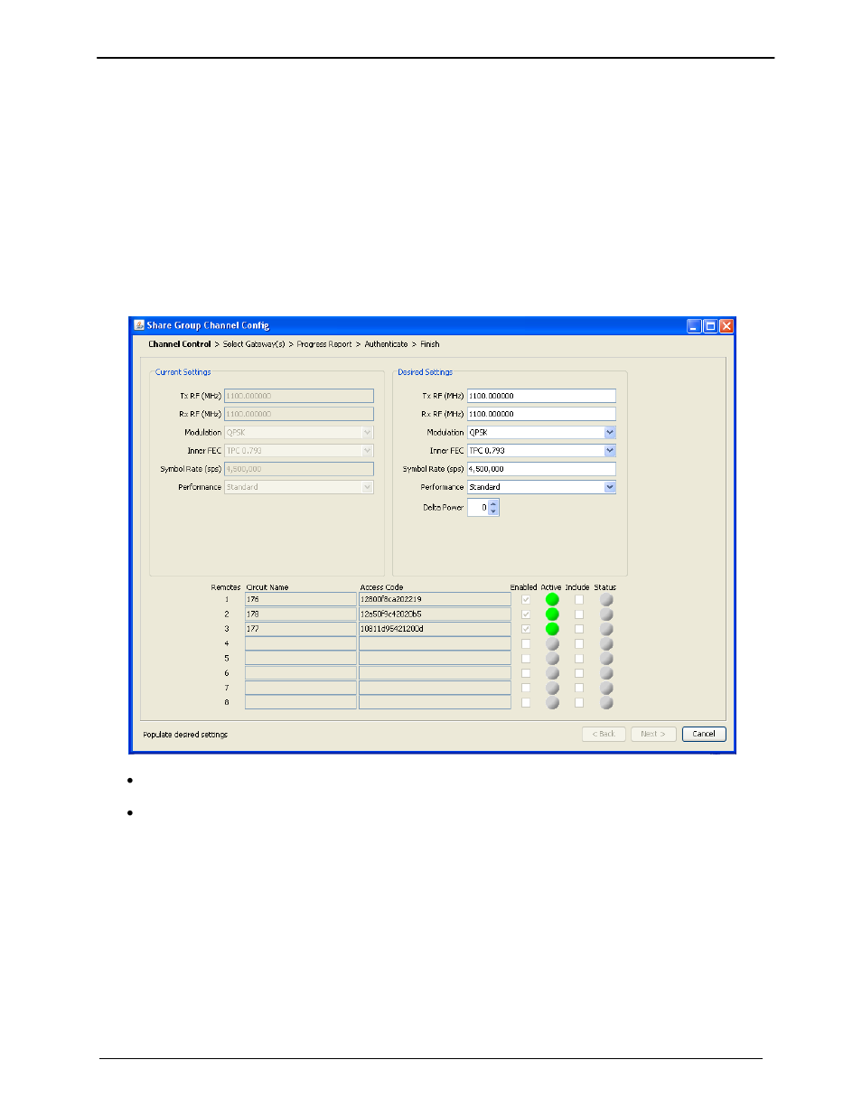 7 configure share group | Comtech EF Data MDX420 SkyWire Manual User Manual | Page 81 / 122