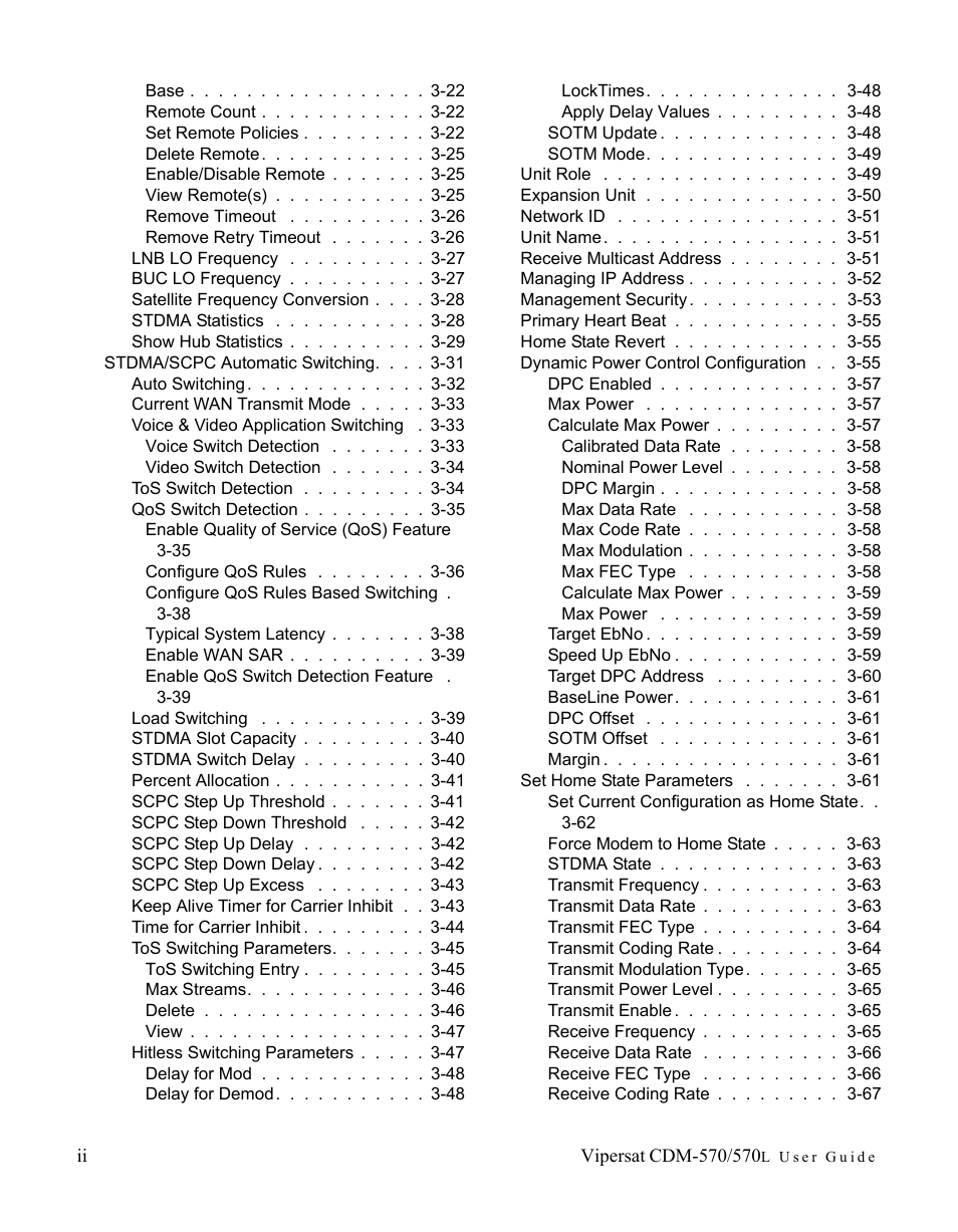 Comtech EF Data CDM-570/570L Vipersat User Manual | Page 8 / 192