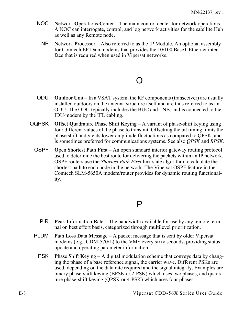 Comtech EF Data CDD-56X Series Vipersat User Manual | Page 170 / 176