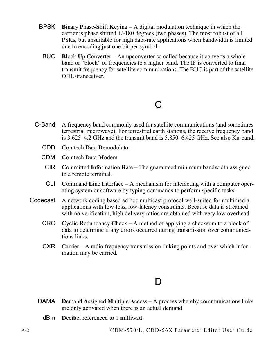 Comtech EF Data CDM-570/L Vipersat Parameter Editor User Manual | Page 84 / 96