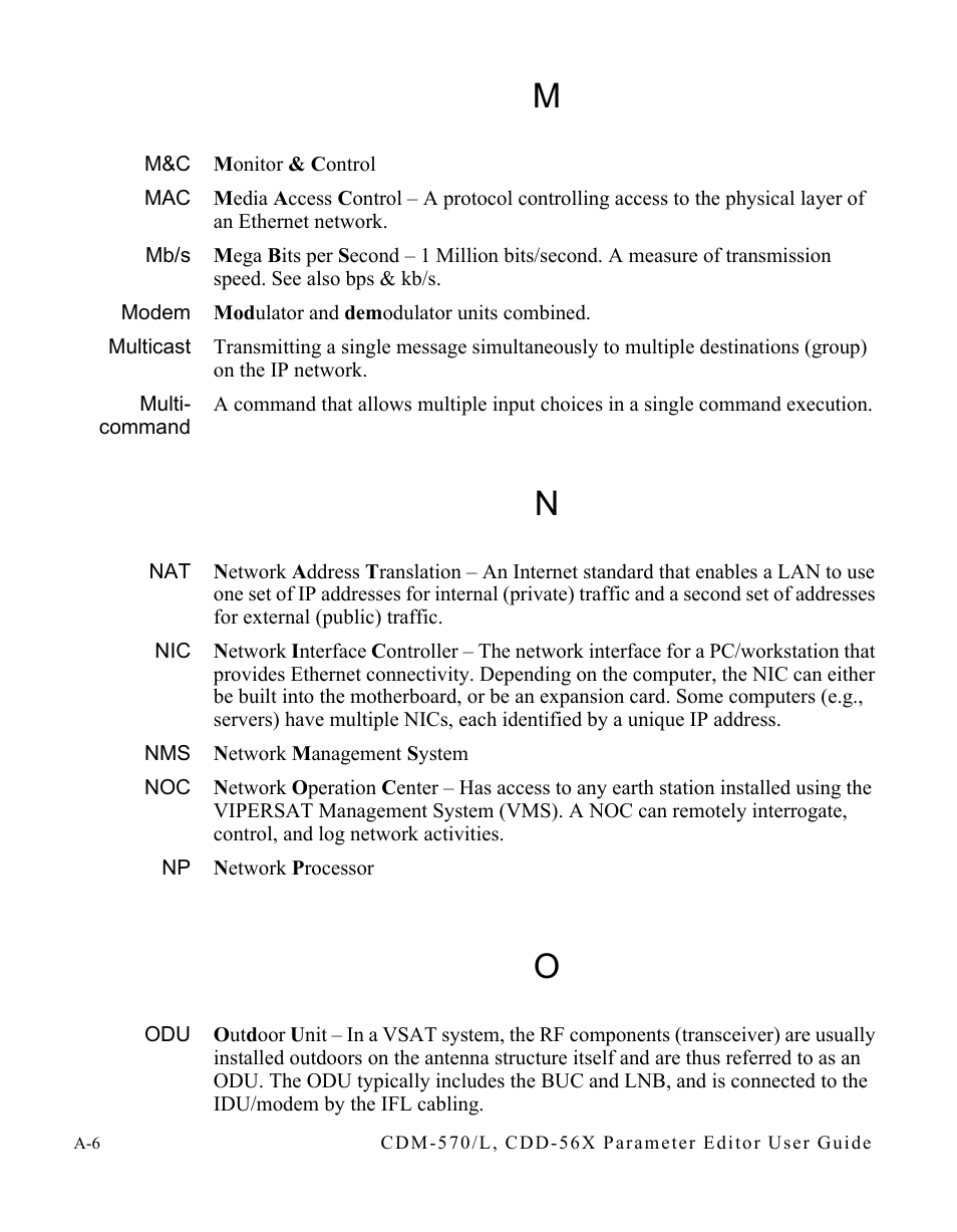 Comtech EF Data CDM-570/L Vipersat Parameter Editor User Manual | Page 88 / 96