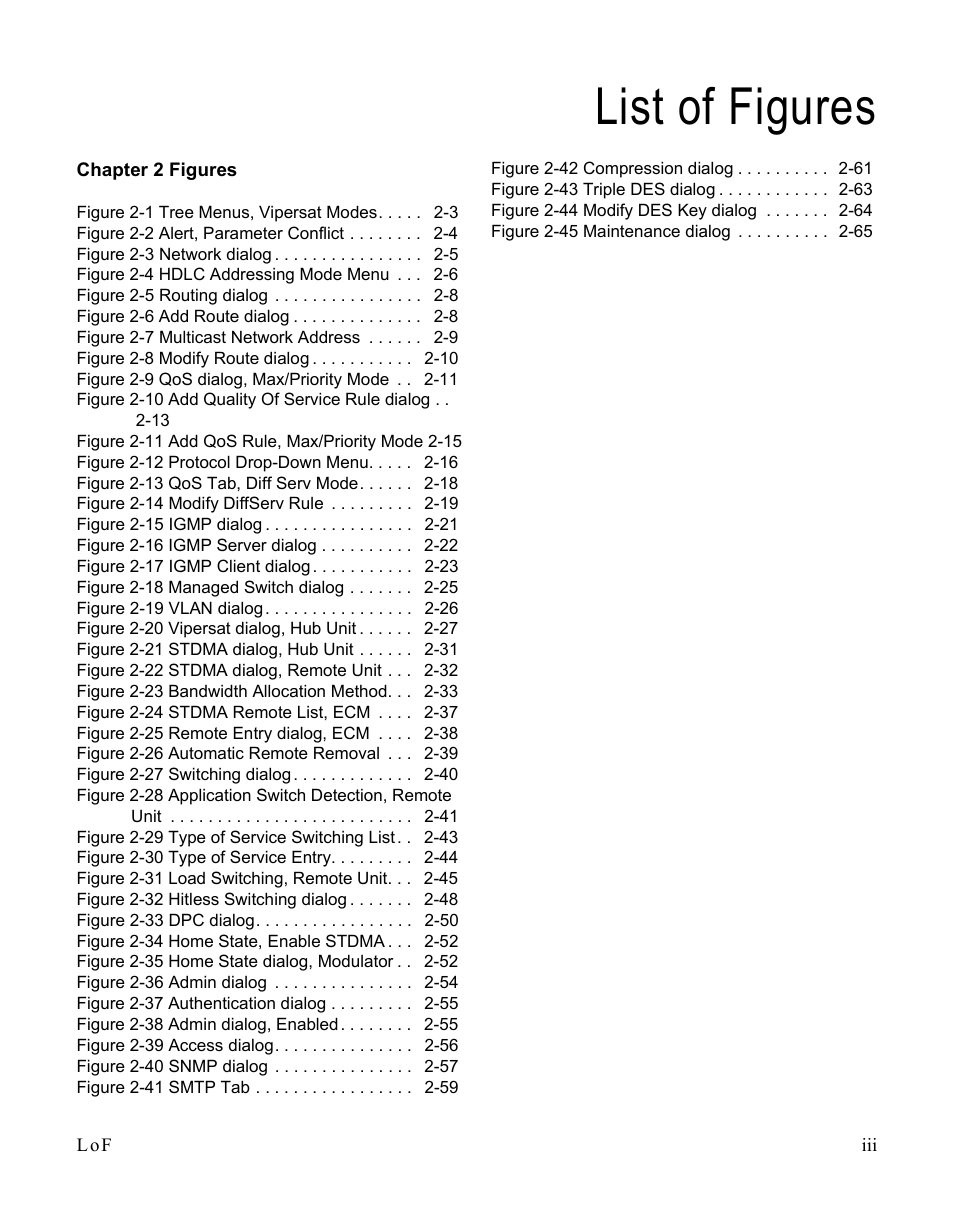 List of figures | Comtech EF Data CDM-570/L Vipersat Parameter Editor User Manual | Page 9 / 96