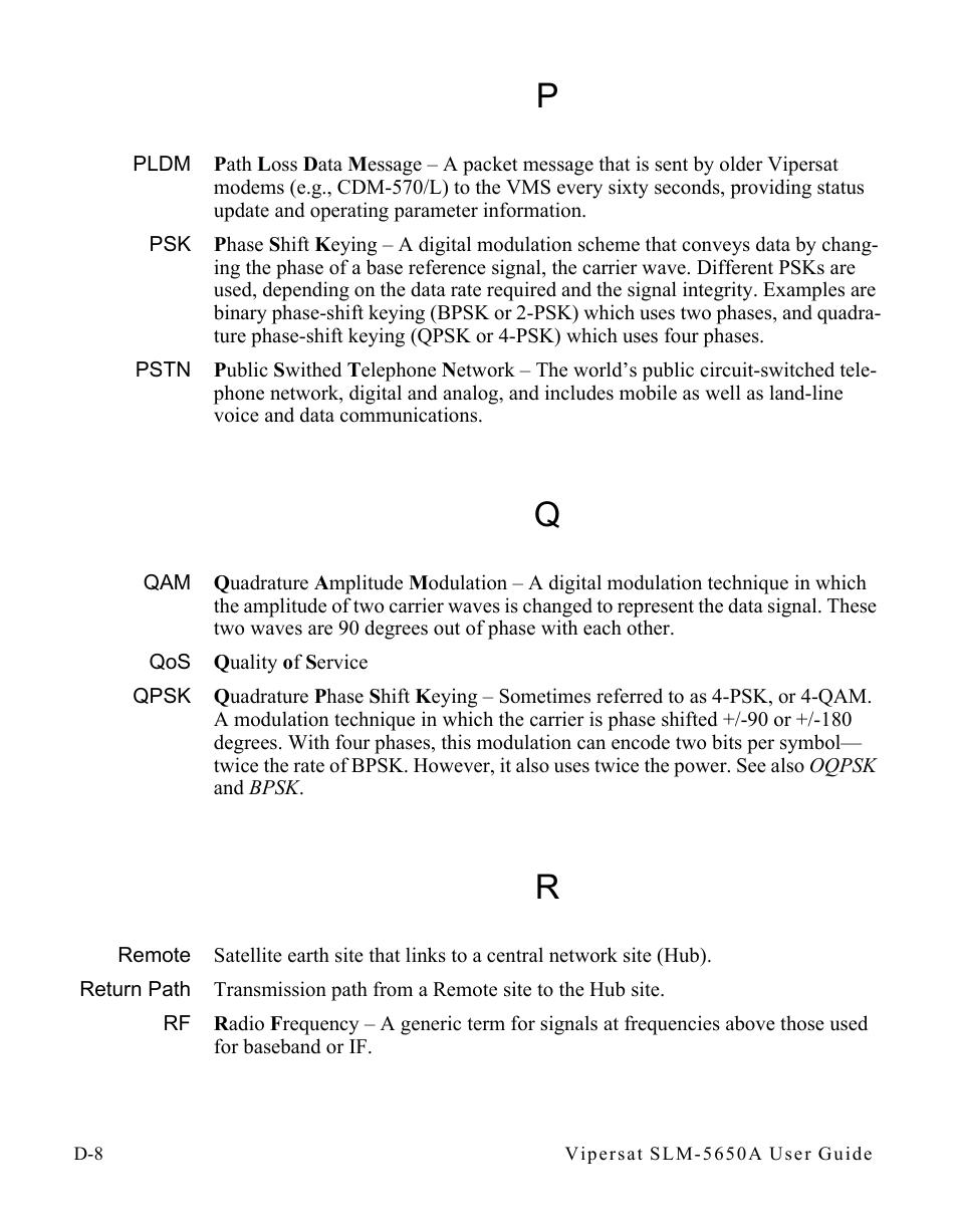 Comtech EF Data SLM-5650A
 Vipersat User Manual | Page 146 / 154