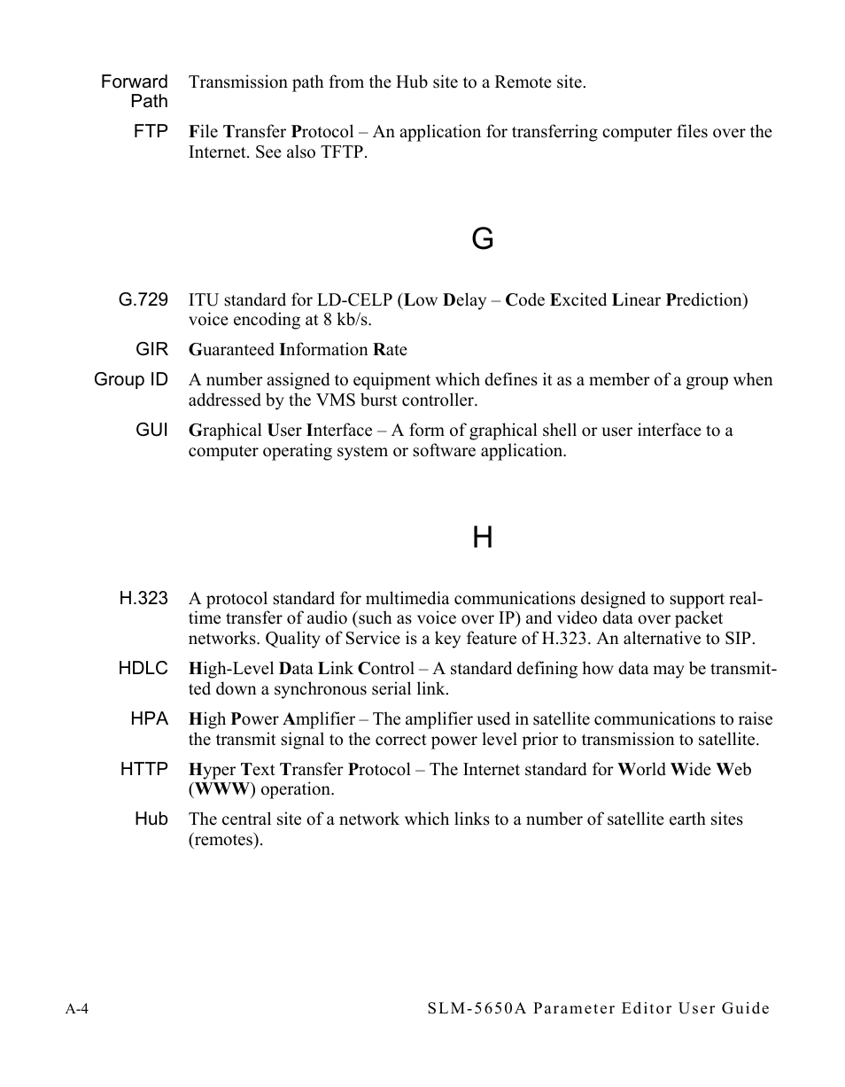 Comtech EF Data SLM-5650A Vipersat Parameter Editor User Manual | Page 68 / 80