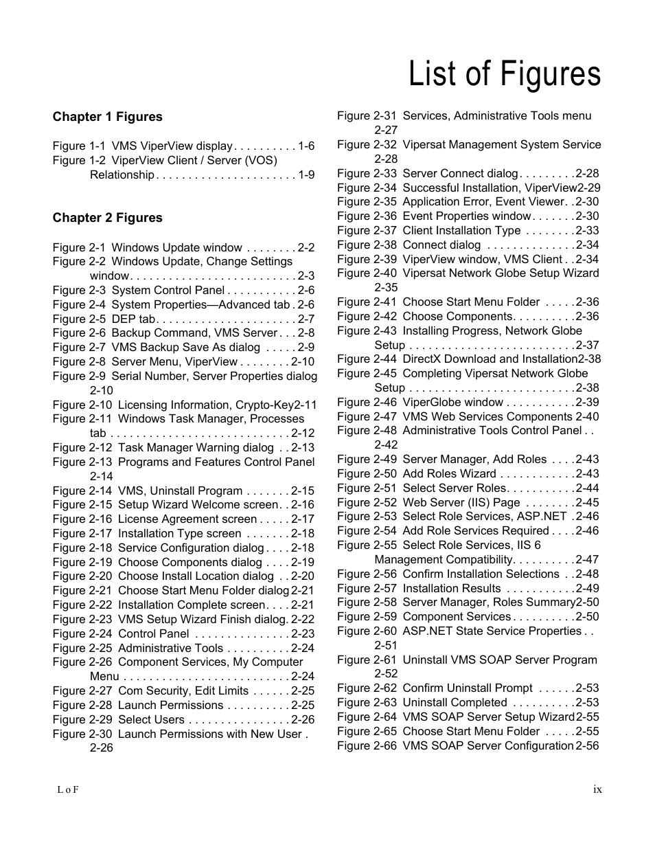 List of figures | Comtech EF Data VMS v3.12.x Vipersat User Manual | Page 15 / 558