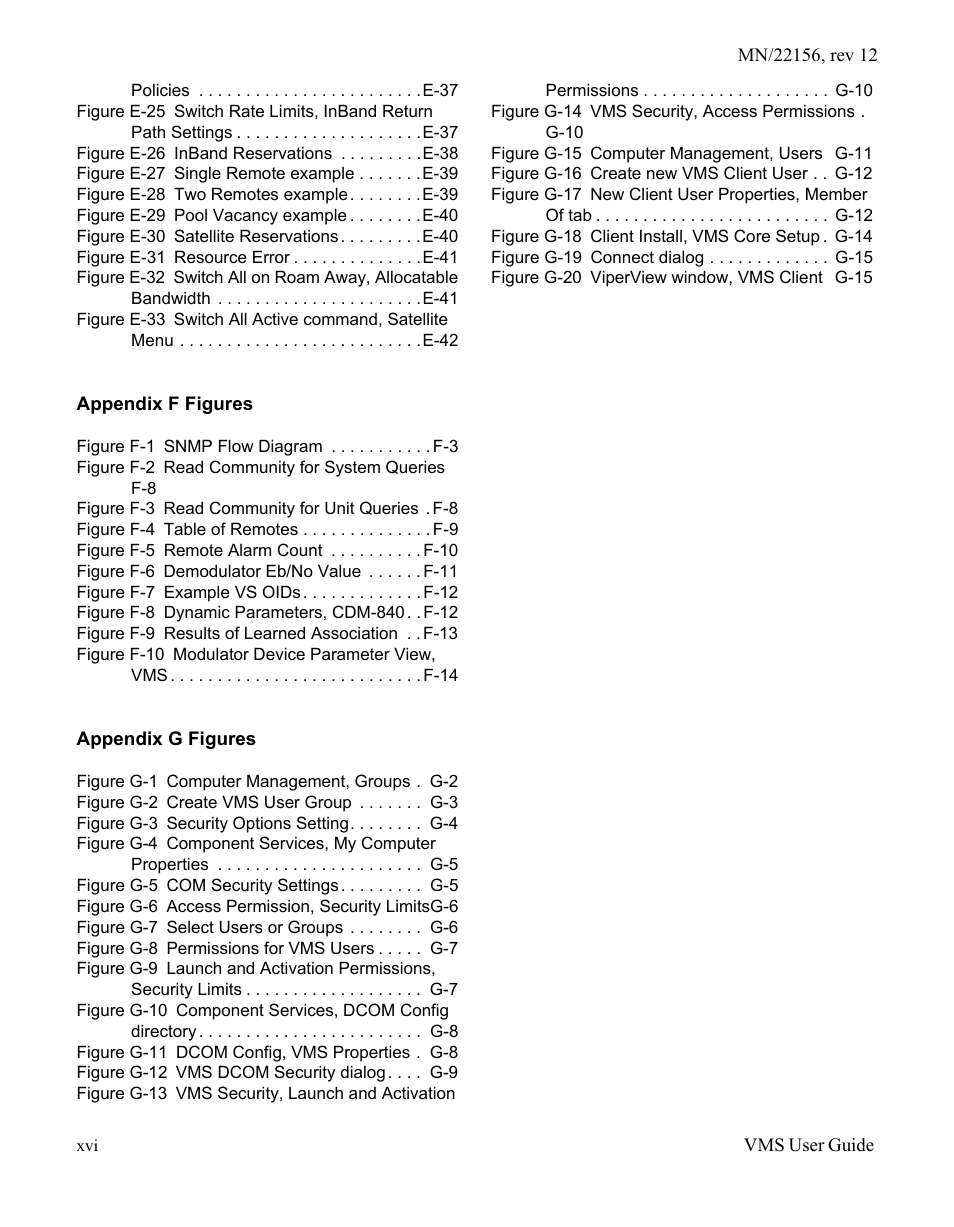 Comtech EF Data VMS v3.12.x Vipersat User Manual | Page 22 / 558