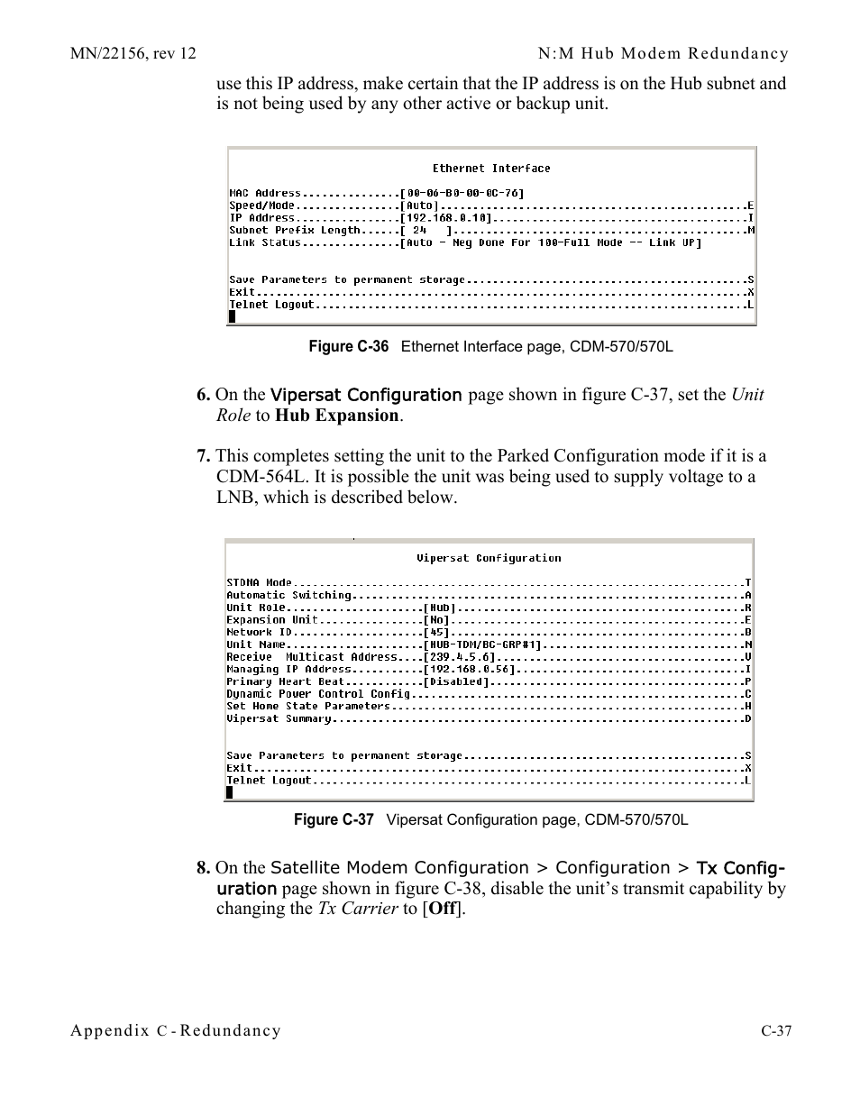 570l, Cdm-570/570l | Comtech EF Data VMS v3.12.x Vipersat User Manual | Page 447 / 558