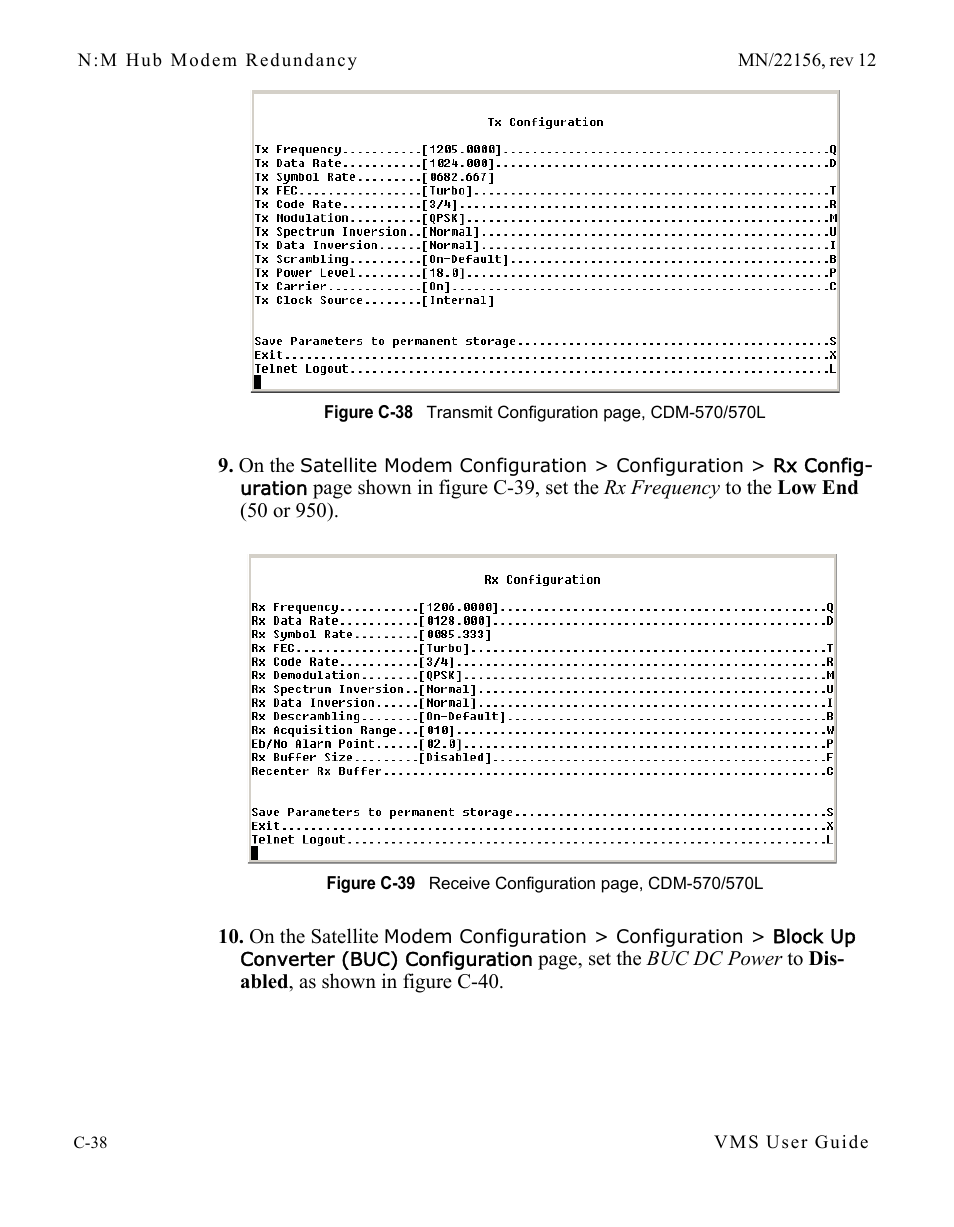 Cdm-570/570l | Comtech EF Data VMS v3.12.x Vipersat User Manual | Page 448 / 558