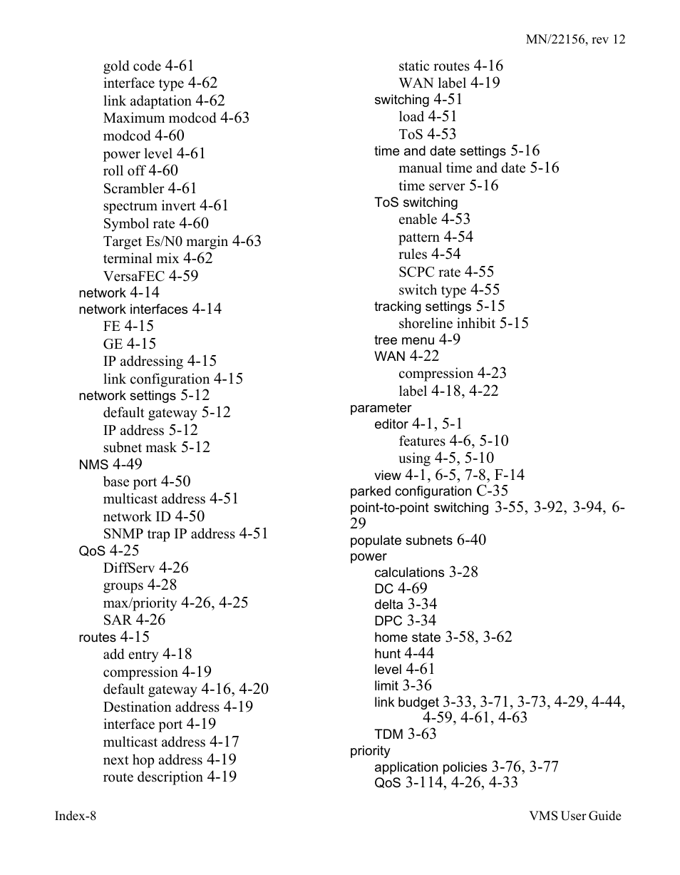 Comtech EF Data VMS v3.12.x Vipersat User Manual | Page 554 / 558