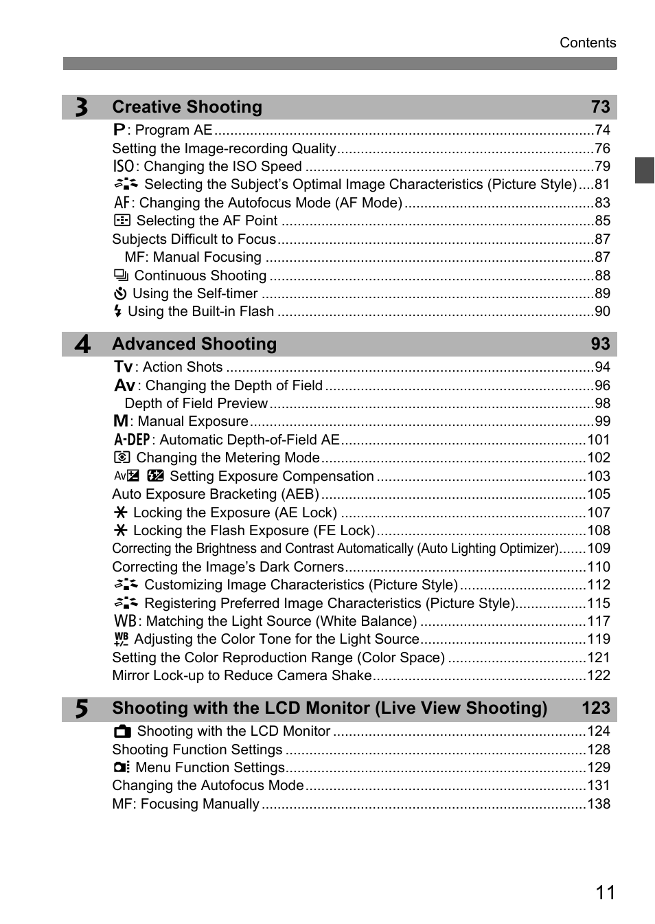 Canon EOS 600D User Manual | Page 11 / 328