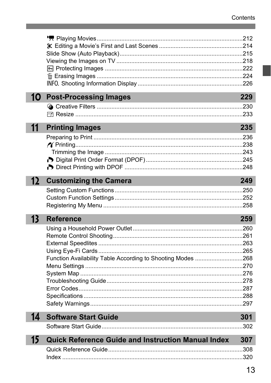 Canon EOS 600D User Manual | Page 13 / 328